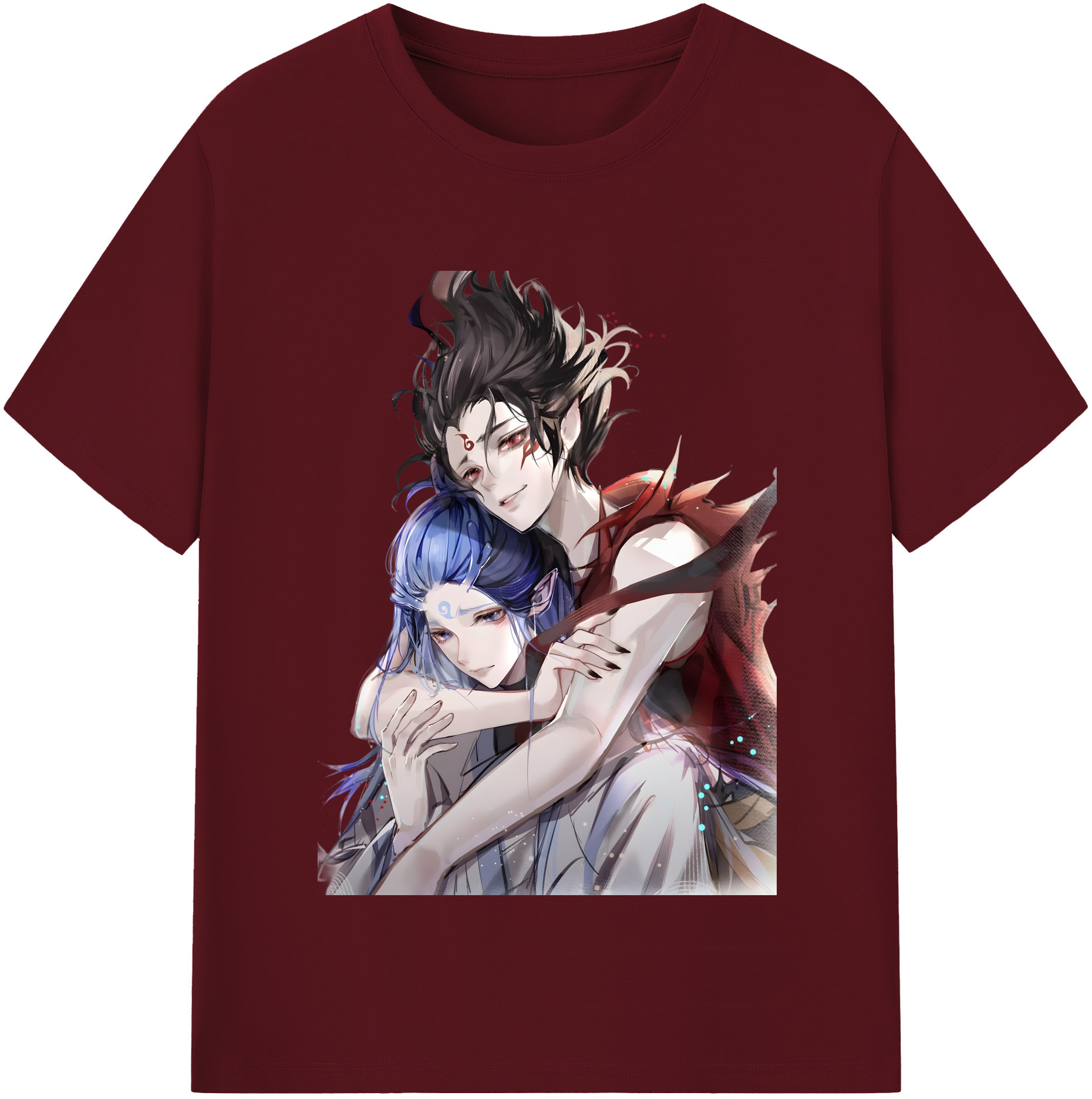 （画像用） Ne Zha 2 ナタ 魔童の大暴れ 綿100％半袖Tシャツ（フロントプリント）